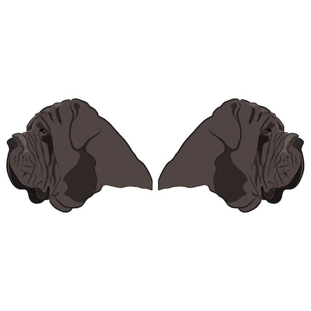 Neapolitan Mastiff Dog Decal, Dog Lover Decor Vinyl Sticker